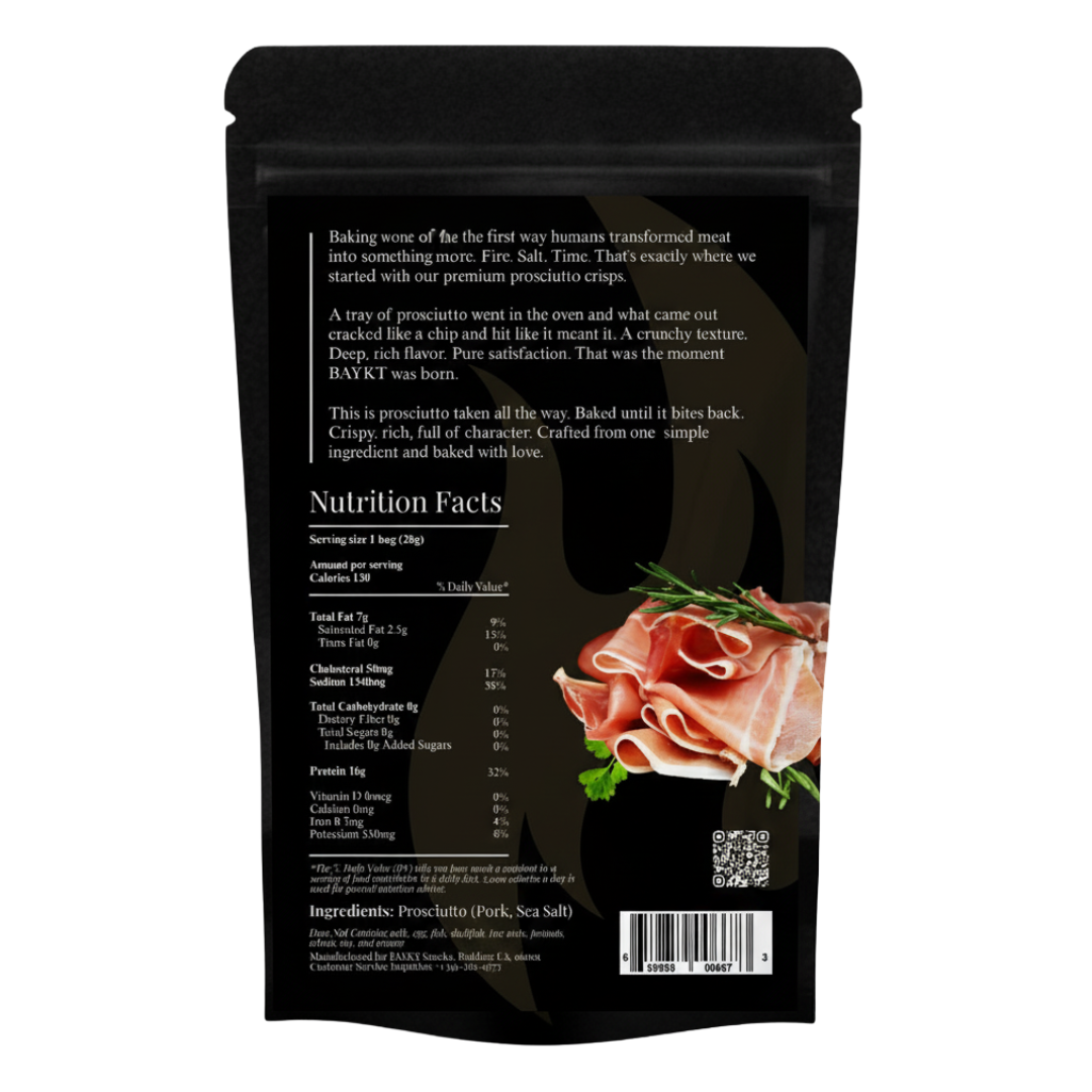 BAYKT Crispy Prosciutto Crisps – Original - Image 2