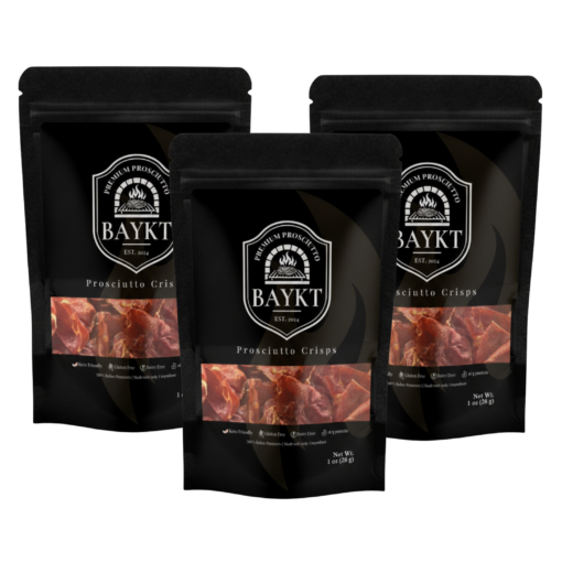 BAYKT Prosciutto Crisps – 3 Pack of Original