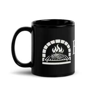 BAYKT Black Glossy Mug